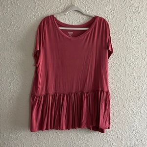 Mossimo Ruffled Blouse XXL